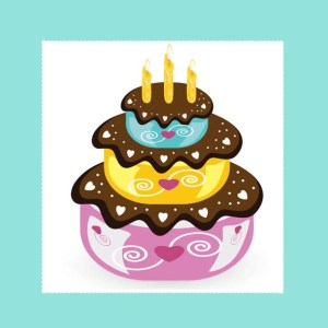 Birthday cake and candle Zeni